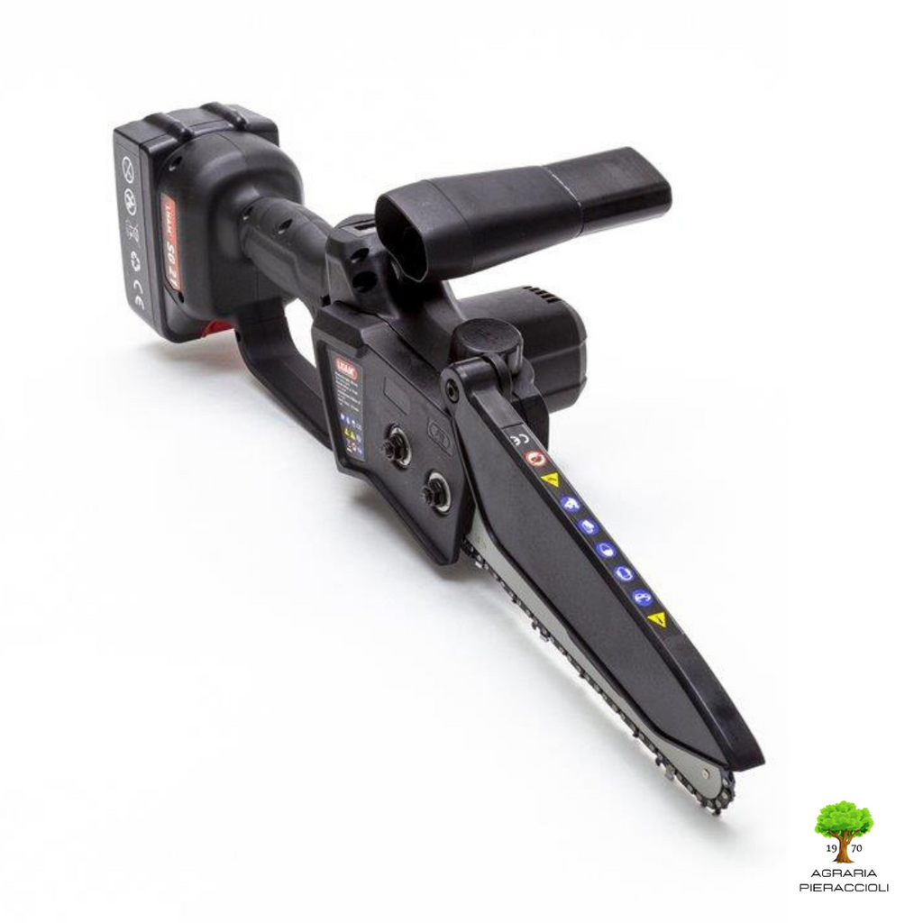 LISAM SG21  MOTOSEGA POTATORE SEGHETTO POTATURA  600W COMPLETA DI 2 BATTERIE 4Ah11