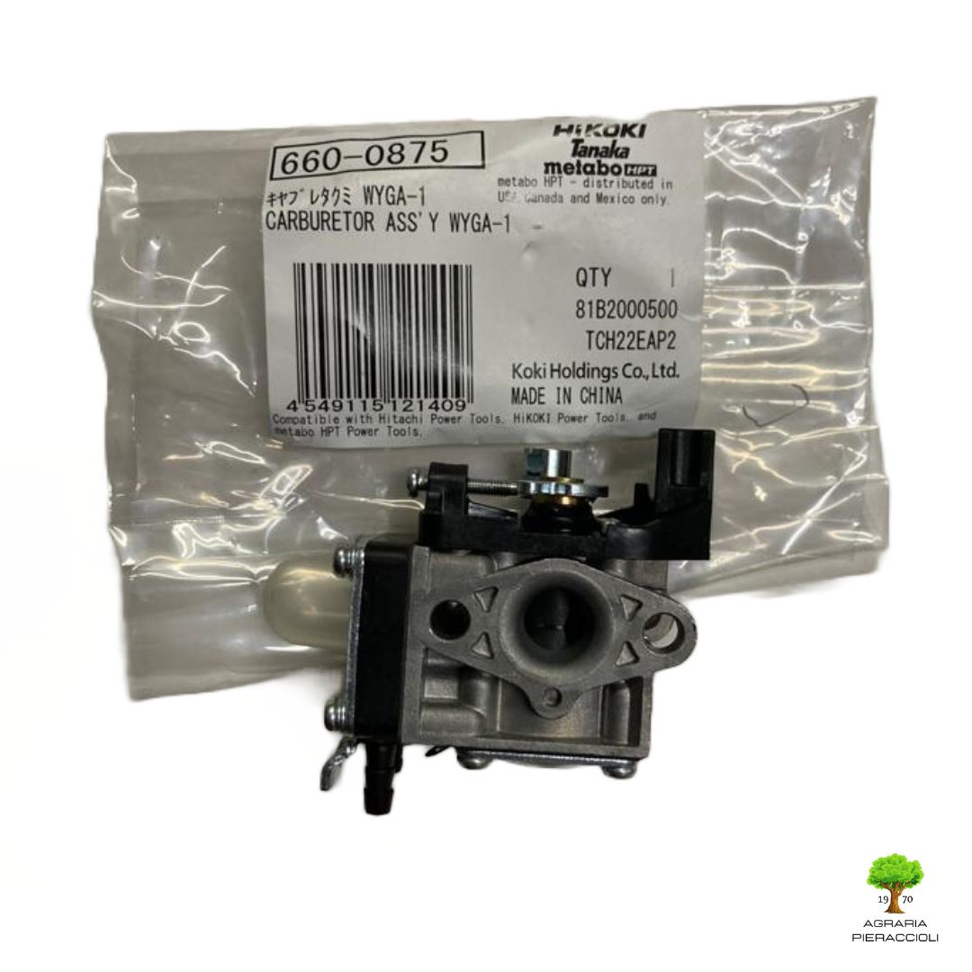 CARBURATORE  ORIGINALE NEW TIPO HITACHI 6600875 PER TOSASIEPI CH22EBP2 CH22ECP20