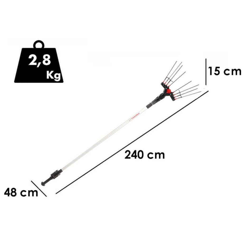 CASTELLARI VERTIGO L 18V ABBACCHIATORE SBATTITORE 240-320cm + KIT BATTERIA 5.2h2