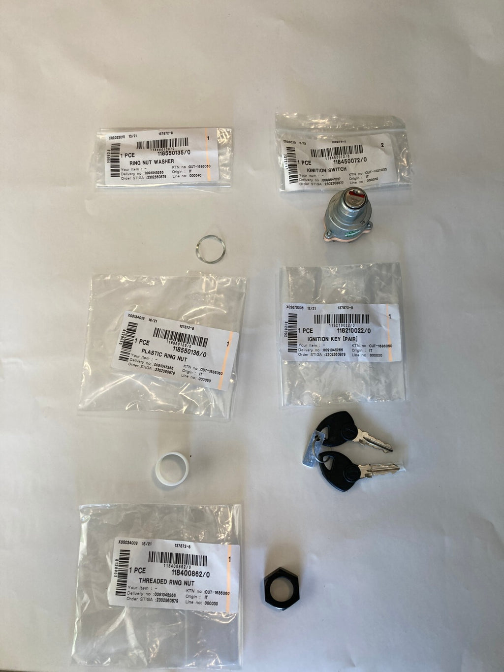 STIGA INTERRUTTORE AVVIAMENTO COMPLETO PER TRATTORINI MOUNTFIELD ALPINA S.T. s.p4