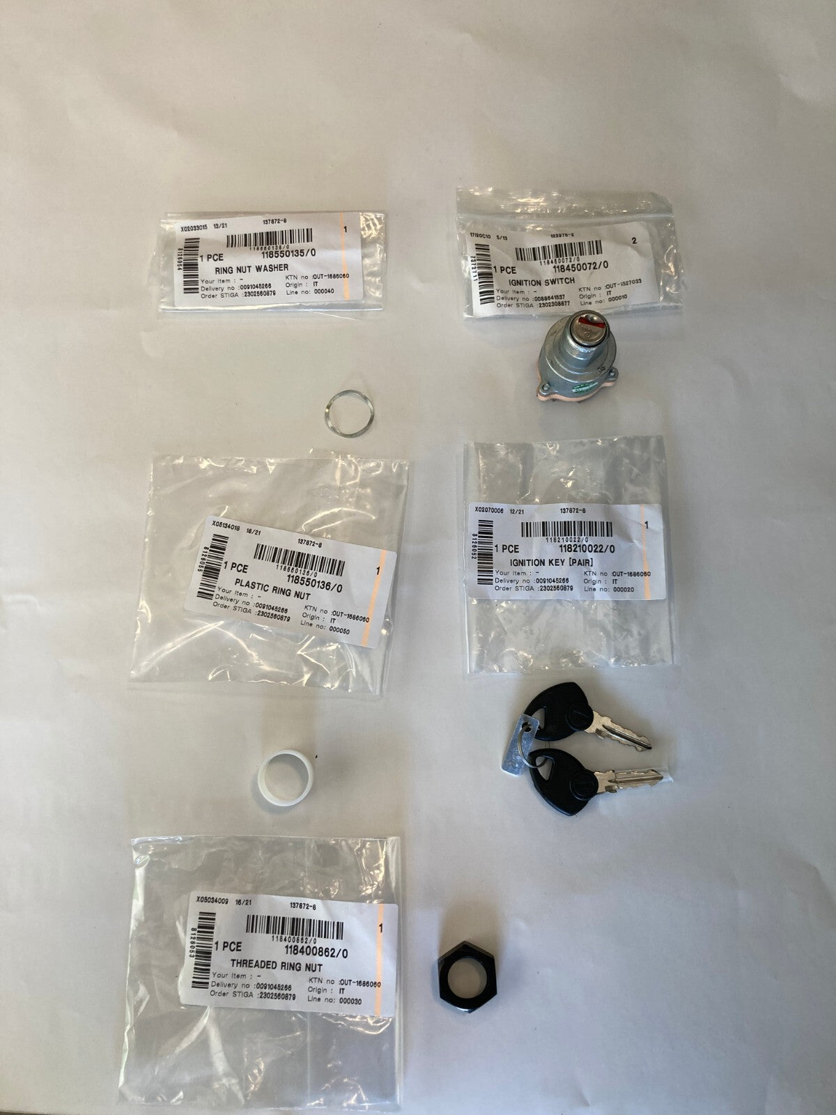 STIGA INTERRUTTORE AVVIAMENTO COMPLETO PER TRATTORINI MOUNTFIELD ALPINA S.T. s.p4