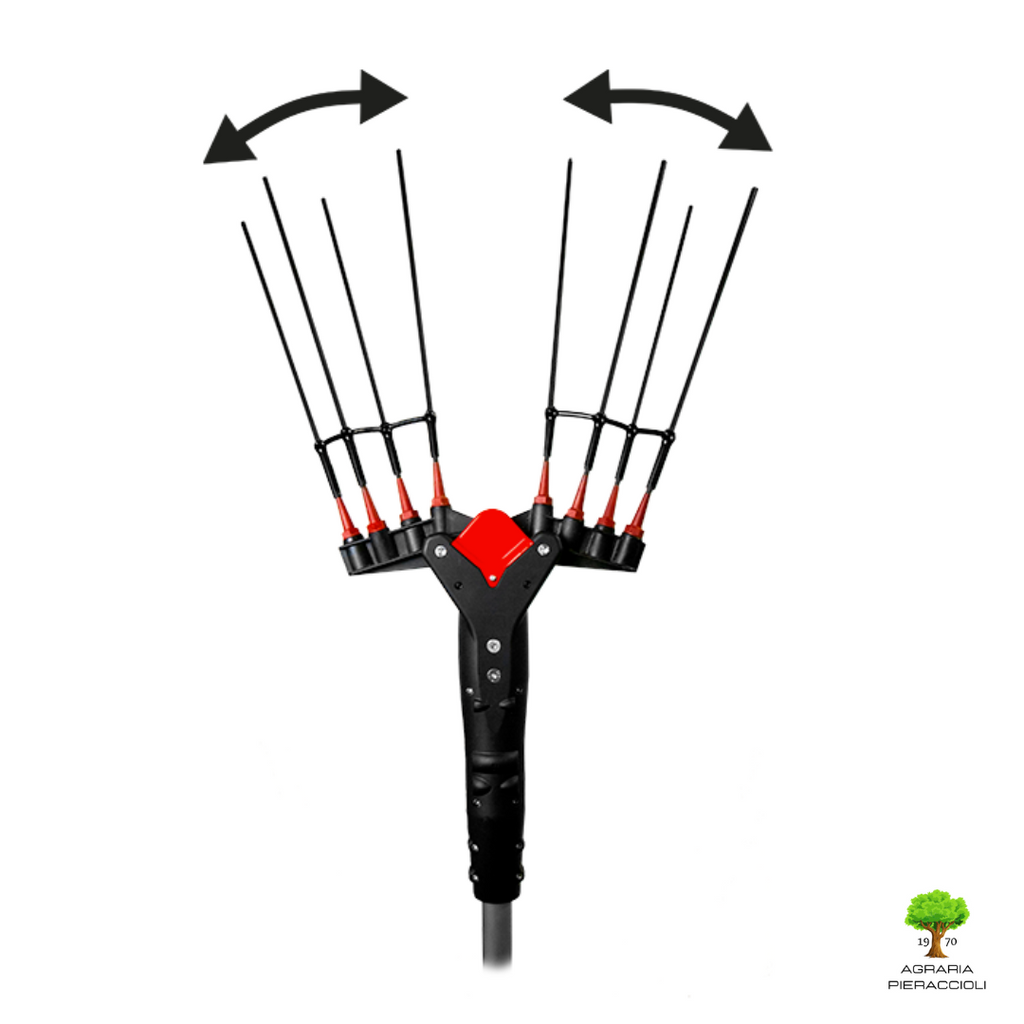 ABBACCHIATORE SBATTITORE ELETTRICO A BATTERIA CASTELLARI VERTIGO L 12V 240-320cm1