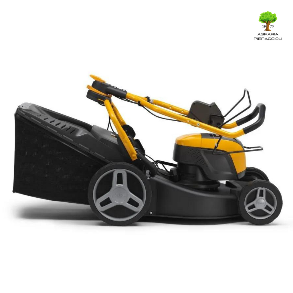 TOSAERBA A BATTERIA STIGA COLLECTOR 548e S 46cm 1.5kW SEMOVENTE CON 2 BATT 4Ah2