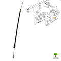 CAVO ACCELERATORE CORTO DECESPUGLIATORE HITACHI ZAINO CG47EF (L) 66938850