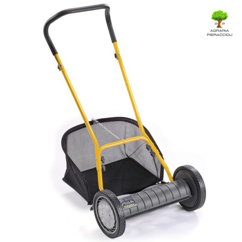 TOSAERBA RASAERBA ELICOIDALE A SPINTA STIGA SCM 240 R 40cm - CON CESTO RACCOLTA0