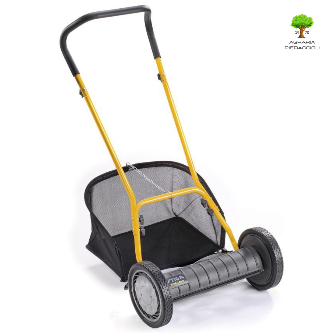 TOSAERBA RASAERBA ELICOIDALE A SPINTA STIGA SCM 240 R 40cm - CON CESTO RACCOLTA0