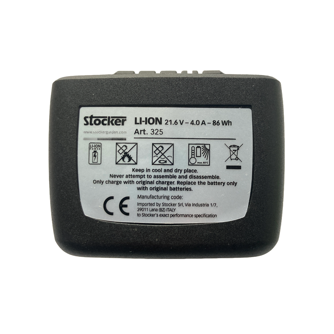 STOCKER BATTERIA ORIGINALE MAGMA SYSTEM 21V 4Ah FORBICE PER MOTOSEGA GEYSER 25L6