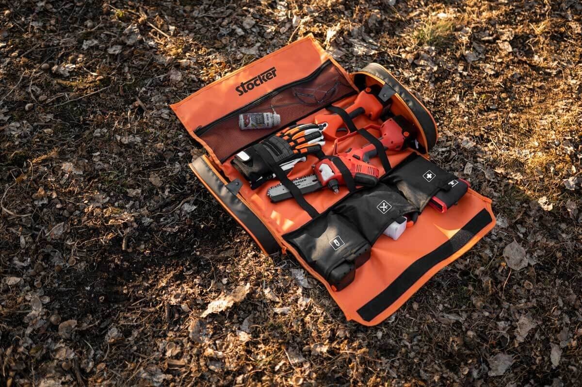 ORDINEX 431 ZAINO STOCKER PORTA ATTREZZI POTATURA TIPO MOTOSEGA FORBICE CUSTODIA3