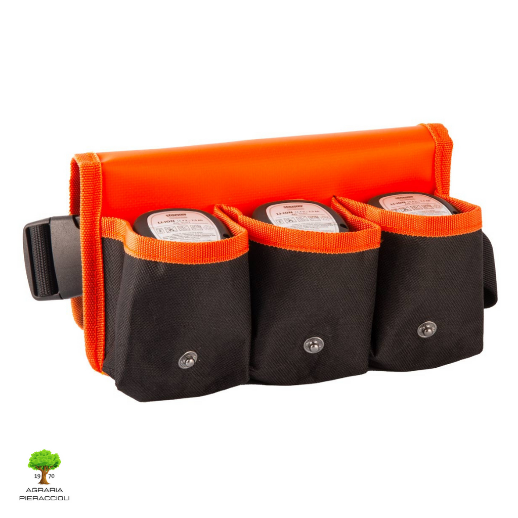 STOCKER TITANIA E-40 TP FORBICE A BATTERIA TAGLIO 40mm 2 BATTERIE + 2 FODERI6
