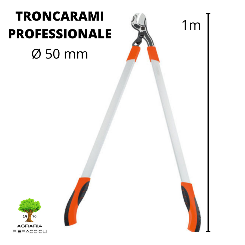 TRONCARAMI A BATTENTE STOCKER 100cm PROFI 100 AMBOSS 72101 Ø50mm - Professionale0