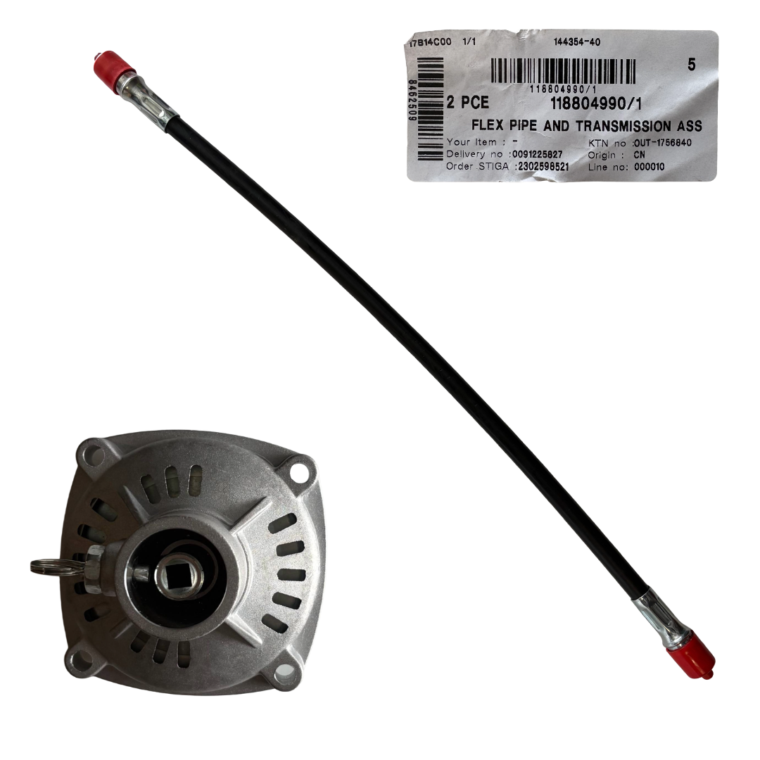 STIGA ALBERO FLESSIBILE E SUPPORTO TRASMISSIONE 118804990 SBC 653 SBC 6450