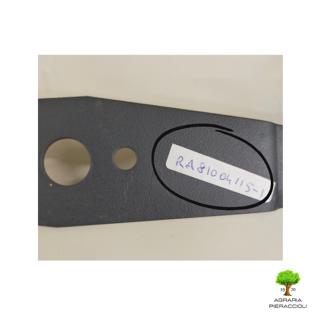 LAMA SAGOMATA 32,7cm 181004115/1 TOSAERBA RICAMBIO ORIGINALE GGP STIGA ALPINA1