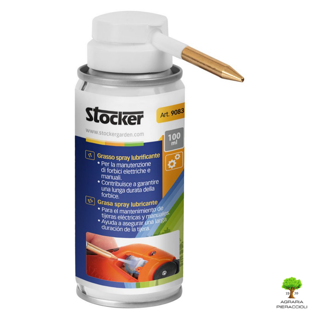 GRASSO SPRAY LUBRIFICANTE STOCKER 9083 MANUTENZIONE FORBICI ELETTRICHE E MANUALI1