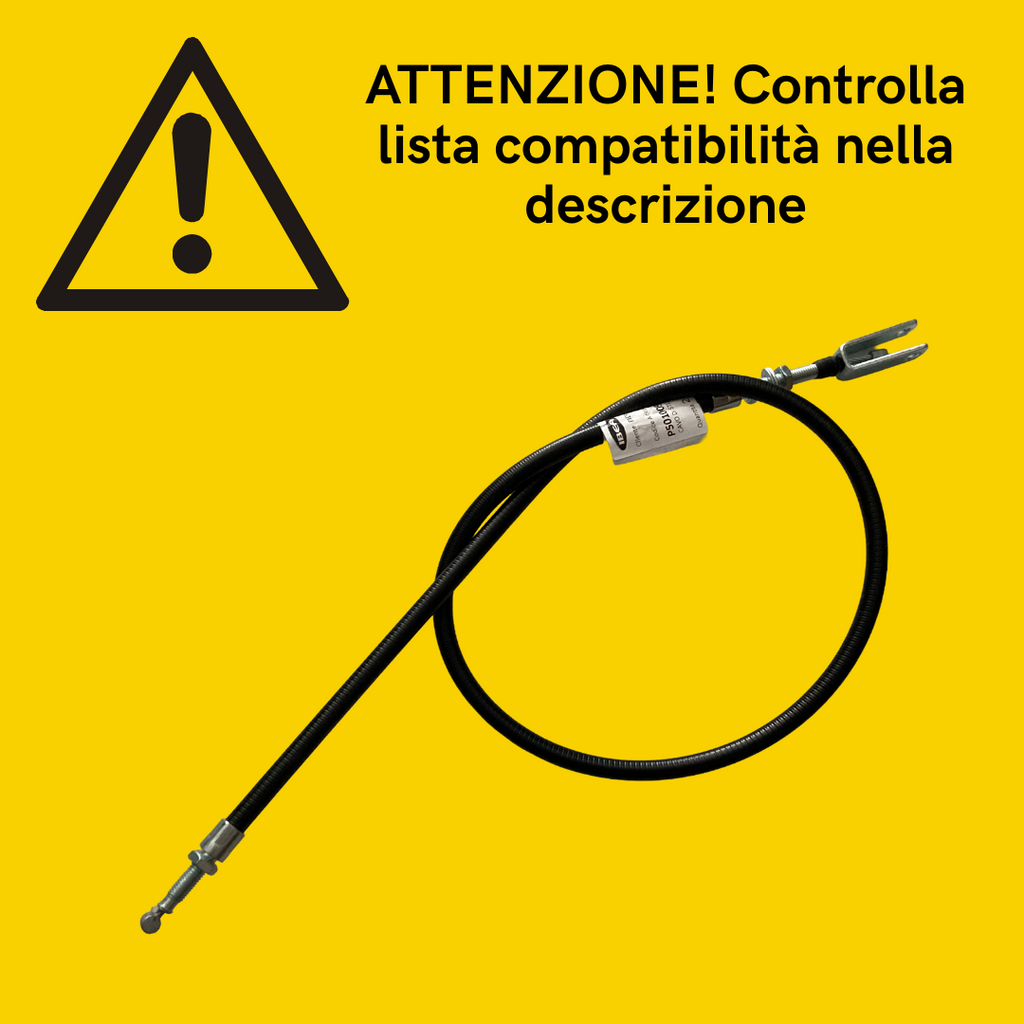 IBEA CAVO STERZATA DX E SX PER MINITRANSPORTER CINGOLATO 350 ORIGINALE P50100911
