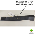 LAMA TOSAERBA 38cm PER COMBI 40 E COD.181004160/0 RICAMBIO ORIGINALE STIGA 0